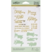Picture of Spellbinders Glimmer Hot Foil Plate & Die - Σετ Μεταλλικές Μήτρες Χρυσοτυπίας & Κοπής By Yana Smakula - Yana's Christmas Sentiments