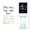 Picture of Spellbinders Glimmer Hot Foil Plate & Die - Σετ Μεταλλικές Μήτρες Χρυσοτυπίας & Κοπής By Yana Smakula - Yana's Christmas Sentiments