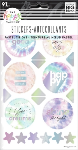 Picture of Happy Planner Stickers - Pastel Tie-Dye