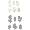 Picture of Spellbinders Glimmer Hot Foil Plate & Die - Σετ Μεταλλικές Μήτρες Χρυσοτυπίας & Κοπής – Organic foliage