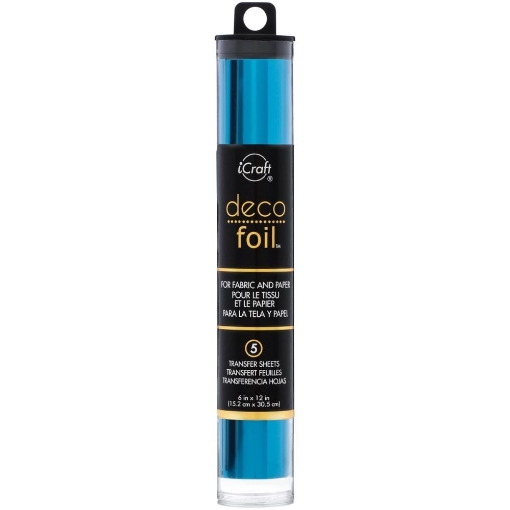 Picture of Therm-O-Web Deco Foil Reactive Foil Χρυσοτυπίας για Χαρτί & Ύφασμα - Ocean Blue, 5τεμ.