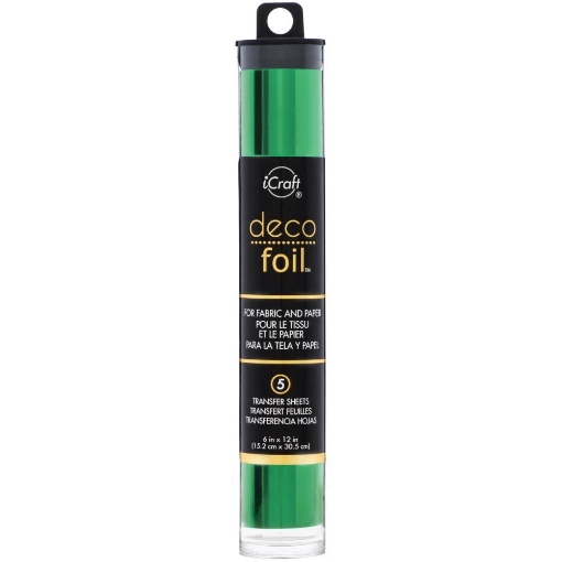 Picture of Therm-O-Web Deco Foil Reactive Foil Χρυσοτυπίας για Χαρτί & Ύφασμα - Green, 5τεμ.