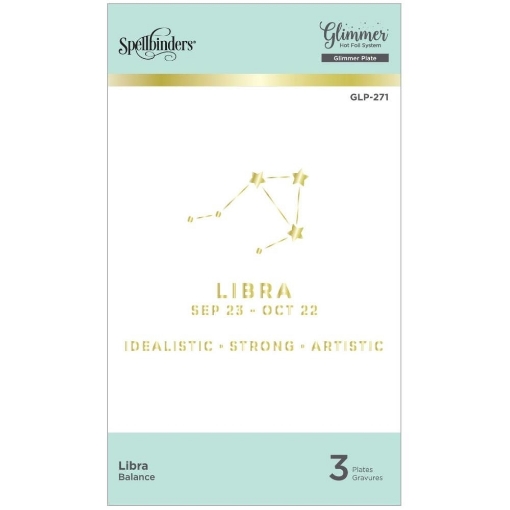 Picture of Spellbinders Glimmer Hot Foil Plate - Μεταλλική Μήτρα Χρυσοτυπίας, Libra