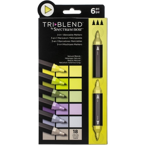 Picture of Spectrum Noir TriBlend Σετ | Σετ Μαρκαδόρων Οινοπνεύματος 3 Τόνων – Natural Blends, 6τεμ.