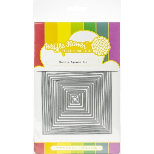 Picture of Waffle Flower Crafts Dies Μήτρες Κοπής - Nesting Squares, 17τεμ