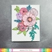 Picture of Waffle Flower Crafts Σετ Διάφανες Σφραγίδες & Μήτρες Κοπής – Bouquet Builder 7, 32τεμ