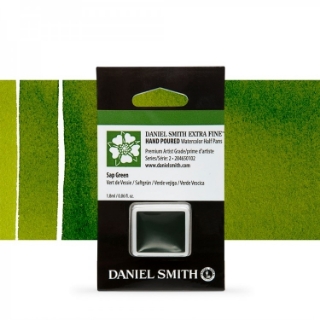 Picture of Daniel Smith Extra Fine Χρώμα Ακουαρέλας Half Pan - Sap Green