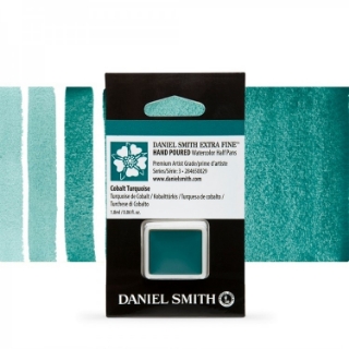 Picture of Daniel Smith Extra Fine Χρώμα Ακουαρέλας Half Pan - Cobalt Turquoise