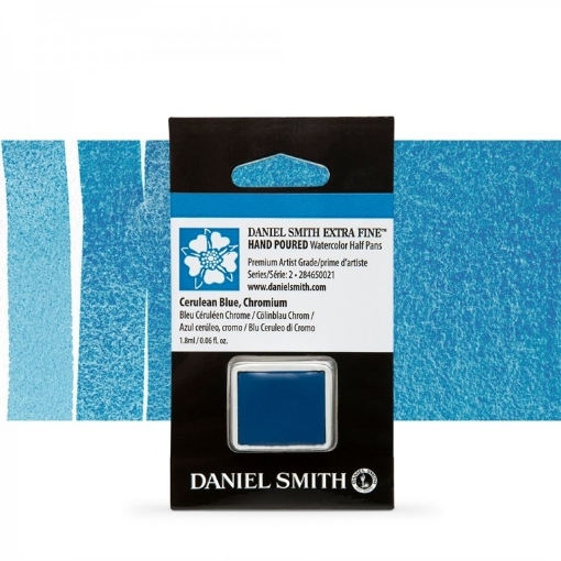 Picture of Daniel Smith Extra Fine Watercolor | Χρώμα Ακουαρέλας Half Pan – Cerulean Blue Chromium