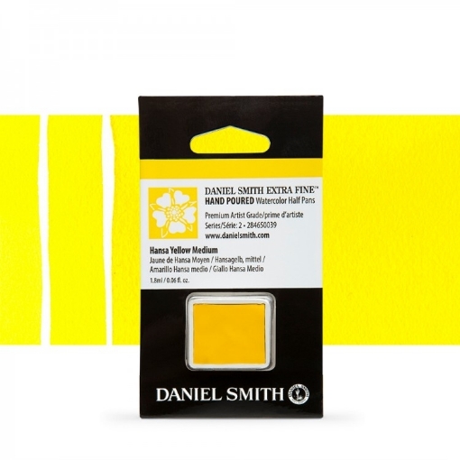 Picture of Daniel Smith Extra Fine Watercolor | Χρώμα Ακουαρέλας Half Pan – Hansa Yellow Medium