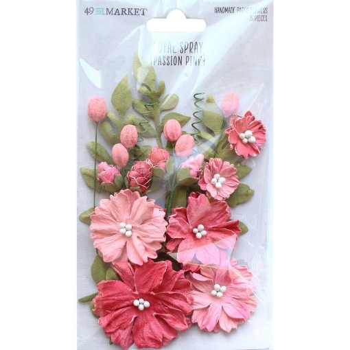 Picture of 49 & Market Royal Spray Χάρτινα Λουλούδια - Passion Pink