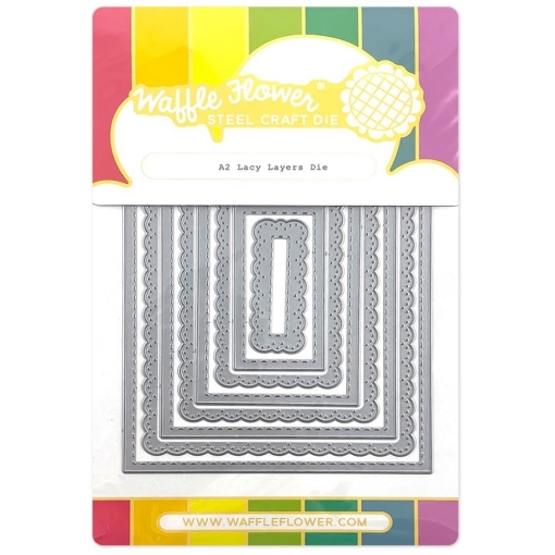 Picture of Waffle Flower Crafts Μήτρες Κοπής – A2 Lacy Layers, 8τεμ