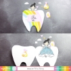 Picture of Waffle Flower Crafts Σετ Διάφανες Σφραγίδες 4" x 6" -  Tooth Fairy