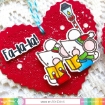 Picture of Waffle Flower Crafts Σετ Διάφανες Σφραγίδες & Μήτρες Κοπής – Fa-La-La, 21τεμ