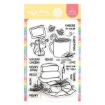 Picture of Waffle Flower Crafts Clear Stamps Σετ Διάφανες Σφραγίδες -  Holiday Cheese, 18τεμ
