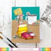 Picture of Waffle Flower Crafts Clear Stamps Σετ Διάφανες Σφραγίδες -  Holiday Cheese, 18τεμ