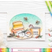 Picture of Waffle Flower Crafts Clear Stamps Σετ Διάφανες Σφραγίδες -  Holiday Cheese, 18τεμ