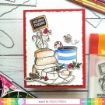 Picture of Waffle Flower Crafts Clear Stamps Σετ Διάφανες Σφραγίδες -  Holiday Cheese, 18τεμ
