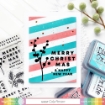 Picture of Waffle Flower Crafts Clear Stamps Set Σετ Διάφανες Σφραγίδες -  Spotlight Holiday, 7τεμ
