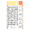 Picture of Waffle Flower Crafts Clear Stamps Set Σετ Διάφανες Σφραγίδες - Pennant Alpha, 6τεμ
