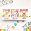 Picture of Waffle Flower Crafts Clear Stamps Set Σετ Διάφανες Σφραγίδες - Pennant Alpha, 6τεμ