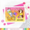 Picture of Waffle Flower Crafts Στένσιλ 4.25”x5.5” - Confetti Duo, 2τεμ.