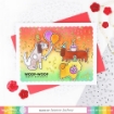 Picture of Waffle Flower Crafts Στένσιλ 4.25”x5.5” - Confetti Duo, 2τεμ.