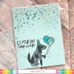 Picture of Waffle Flower Crafts Στένσιλ 4.25”x5.5” - Confetti Duo, 2τεμ.