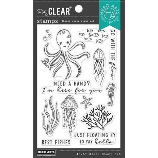 Picture of Hero Arts Stamp Set Σετ Σφραγίδες 4"X6" – Need a Hand, 13 τεμ