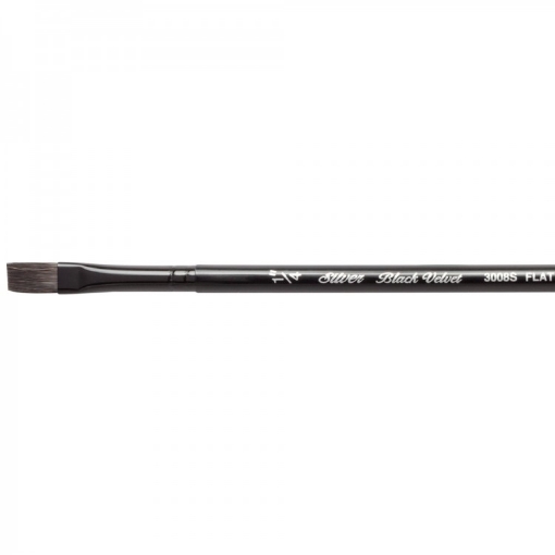 Picture of Silver Black Velvet Πινέλο Ακουαρέλας 3008S Square Wash - 1/4''