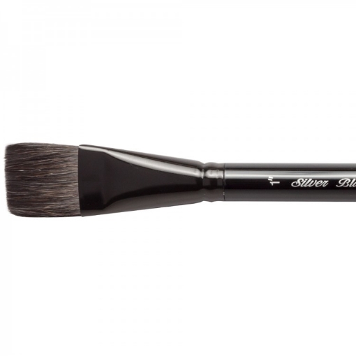 Picture of Silver Black Velvet 3008S Square Wash 1’’ | Πινέλο Ακουαρέλας για Washes