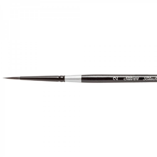 Picture of Silver Black Velvet Πινέλο Ακουαρέλας 3000S Round No 2