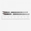 Picture of Silver Black Velvet Πινέλο Ακουαρέλας 3012S Dagger Striper 1/4''