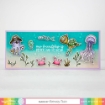 Picture of Waffle Flower Crafts Σετ Διάφανες Σφραγίδες 4" x 6" -  Sea Birthday
