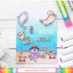 Picture of Waffle Flower Crafts Σετ Διάφανες Σφραγίδες 4" x 6" -  Sea Birthday