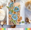 Picture of Waffle Flower Crafts Σετ Διάφανες Σφραγίδες 4"X6" -  Poppy Hawthorn, 6 τεμ
