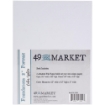 Picture of 49 And Market Foundations 2" Portrait Album 8.5"X6.5" - White