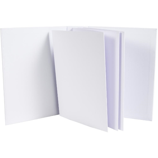 Picture of 49 And Market Foundations 2" Portrait Album 8.5"X6.5" - White