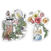 Picture of Ciao Bella Stamping Art Διάφανες Σφραγίδες 4" X 6" - Thé et mon fleurs, Notre Vie, 2τεμ.