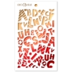 Picture of Ciao Bella Art Texture Στένσιλ 5"X8" -  Baby Alphabet