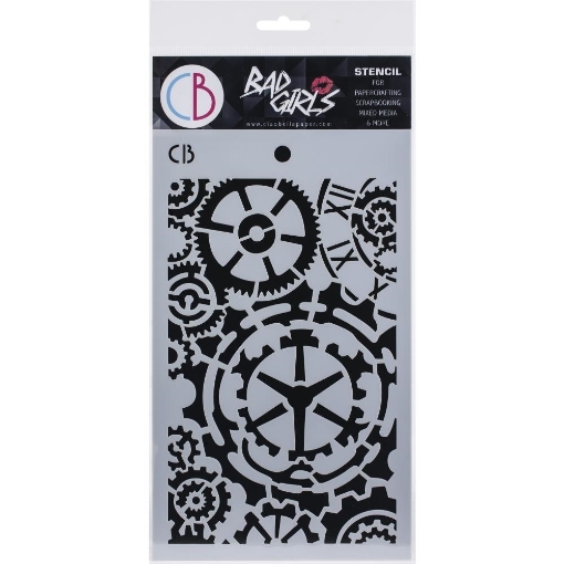 Picture of Ciao Bella Bad Girls Texture Στένσιλ 5"X8" -  Gears