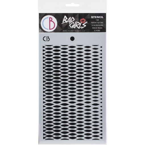 Picture of Ciao Bella Bad Girls Texture Στένσιλ 5"X8" -  Metal Net