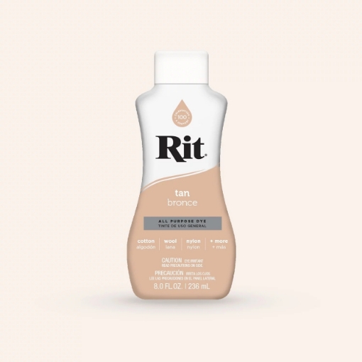 Picture of Rit All-Purpose Liquid Dye | Βαφή Υφάσματος για Φυσικές Ίνες 236ml – Tan