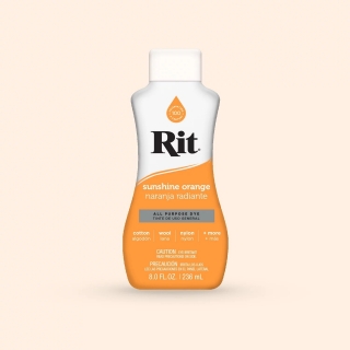 Picture of Rit All-Purpose Liquid Dye | Βαφή Υφάσματος για Φυσικές Ίνες 236ml – Sunshine Orange