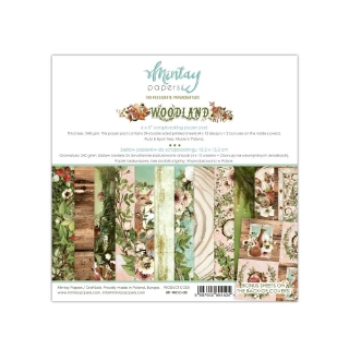 Picture of Mintay Papers Μπλοκ Scrapbooking Διπλής Όψης 6" x 6" - Woodland