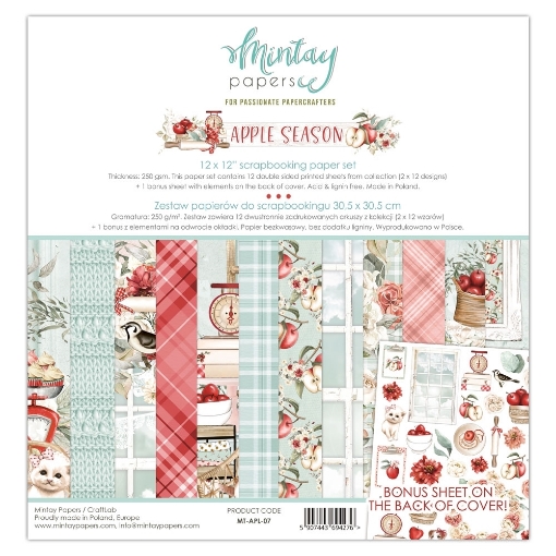Picture of Mintay Papers Συλλογή Scrapbooking 12" x 12" - Apple Season