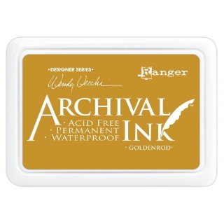 Picture of Ranger Archival Ink Pad Goldenrod – Αδιάβροχο Μουσταρδί Κίτρινο Μελάνι Σφραγίδας