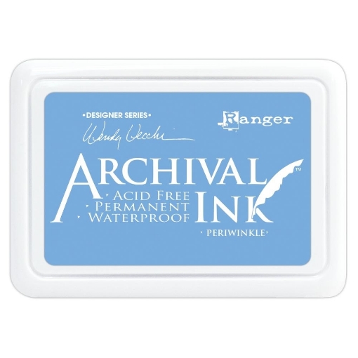 Picture of Ranger Archival Ink Pad Periwinkle – Αδιάβροχο Απαλό Μπλε-Λεβάντα Μελάνι Σφραγίδας