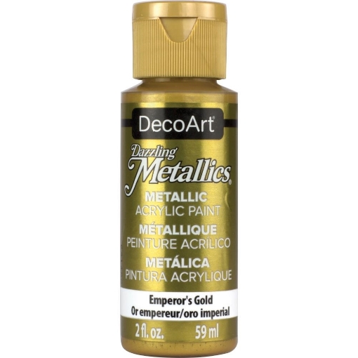 Picture of Deco Art Dazzling Metallics Μεταλλικό Ακρυλικό Χρώμα 59ml -  Emperor's Gold