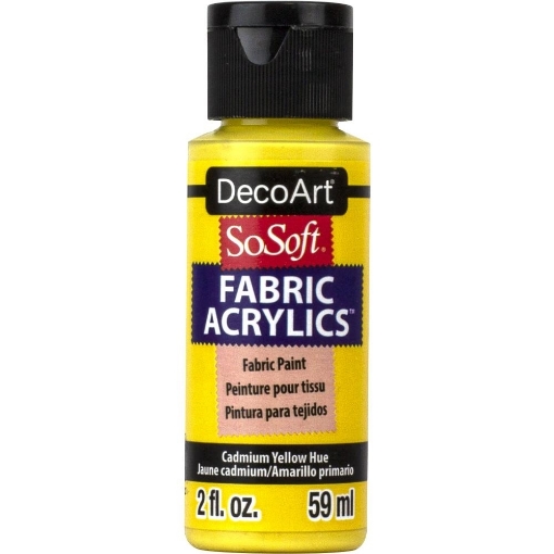 Picture of SoSoft Ακρυλικό Χρώμα για Ύφασμα 59ml - Cadmium Yellow Hue